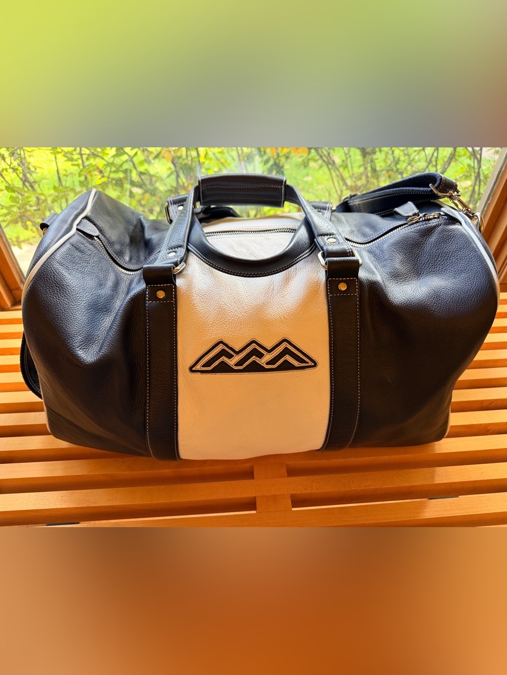Desert Mountain Golf Club Leather Duffel Bag Mountain Mania Tomahawk Leather